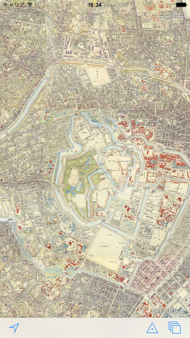 東京時層地図スクリーンショット