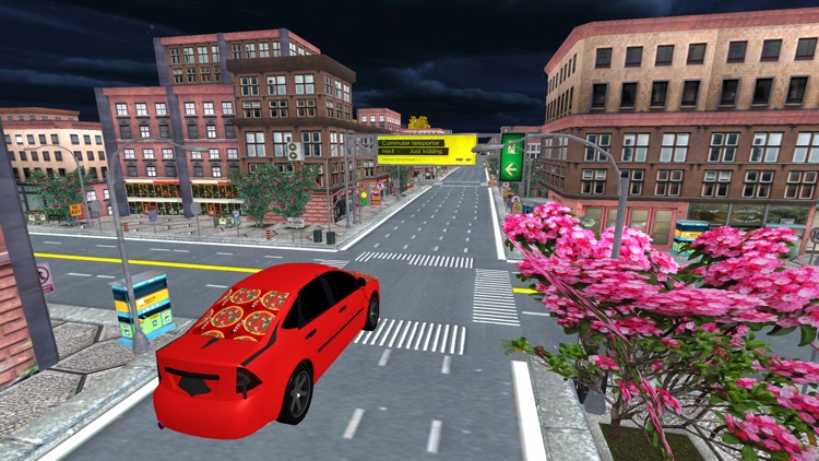 City Pizza Delivery Car Drive screenshot-3