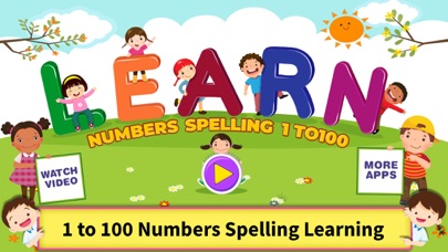 Learn Numbers Spelling 1-100のおすすめ画像1