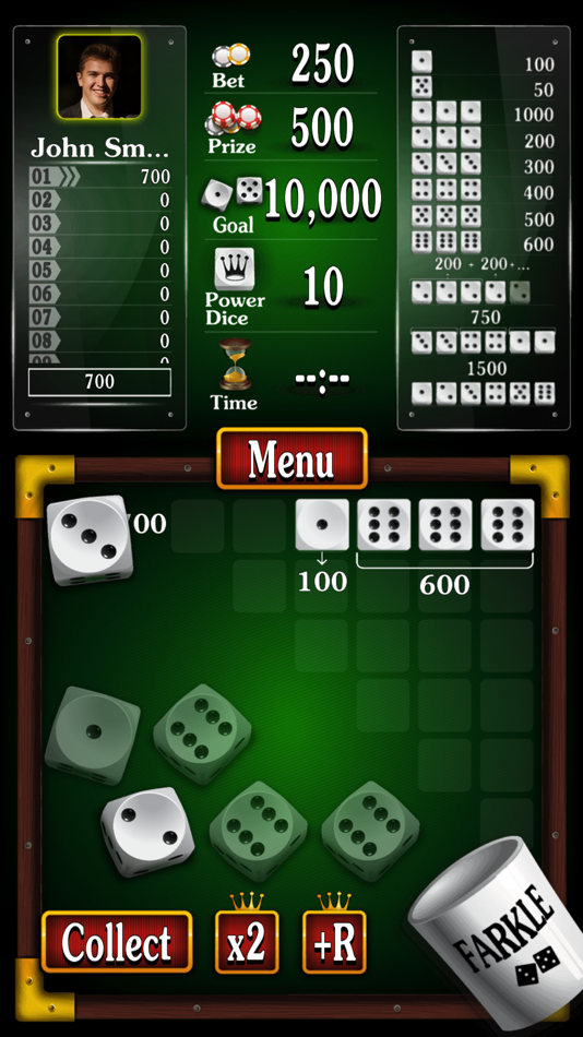 #1. Farkle Craps: Dice Game Online (iOS) Podle: Cessabit Games LLC