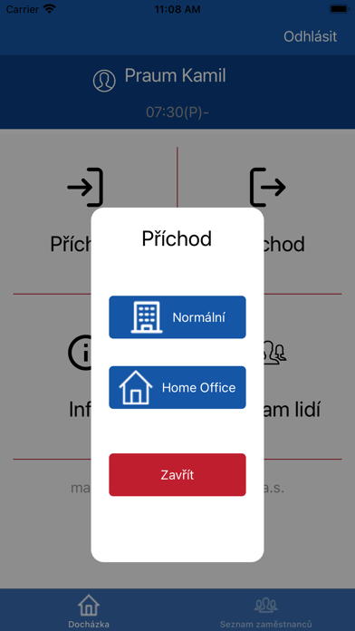 eDochazka Screenshot