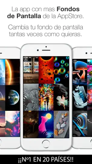 Captura de pantalla de Fondos De Pantalla HD + en iPhone 1