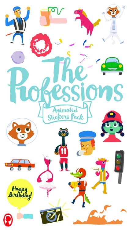 Professions Animated Stickers