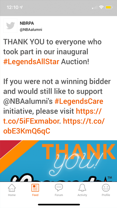 NBRPA Legends Locker Room Screenshot