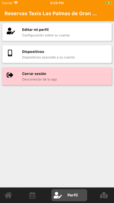 Reservas de Taxis Las Palmas Screenshot