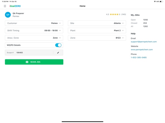 iGoalZero iPad screenshot 1 - Productivity app