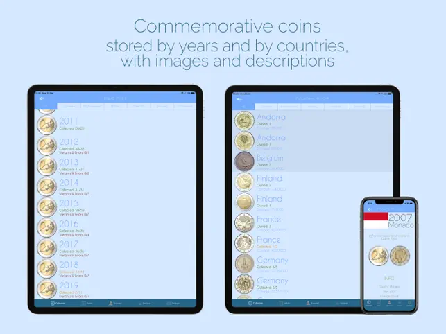 Captura 3 Euro Coins Album Lite iphone