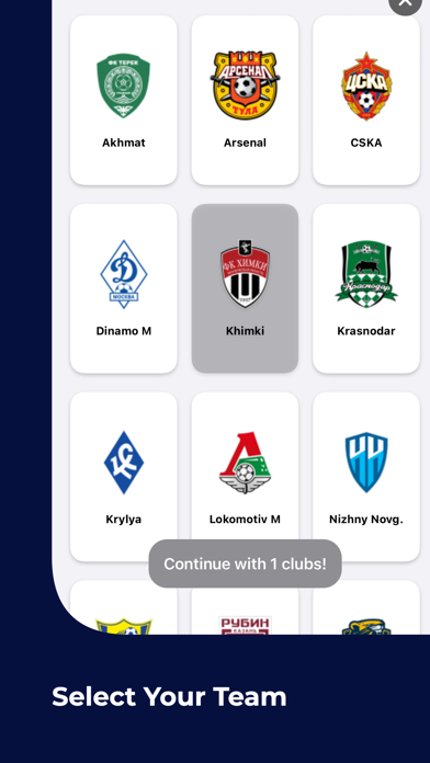 Rossiyskaya Premyer-Liga Screenshot