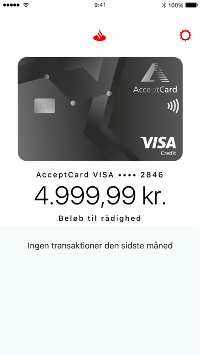 Santander My Cards Screenshot