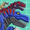 Icon Robot Dino T-Rex Attack