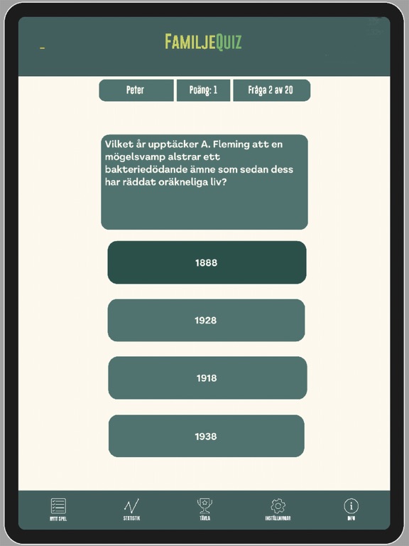 Screenshot #5 pour FamiljeQuiz