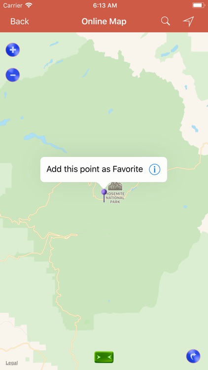 Yosemite National Park Map, CA screenshot-3