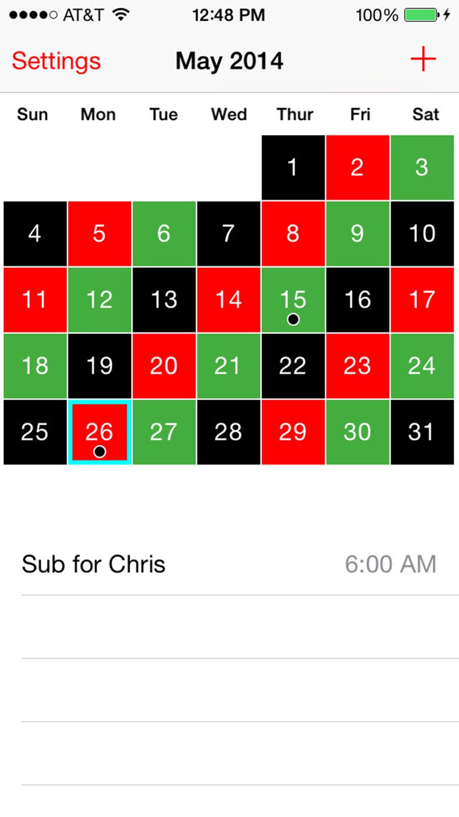 Firefighter & EMS Calendar iphone screenshot 1