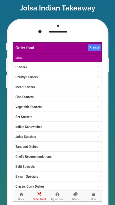 Screenshot #2 pour Jolsa Indian Takeaway