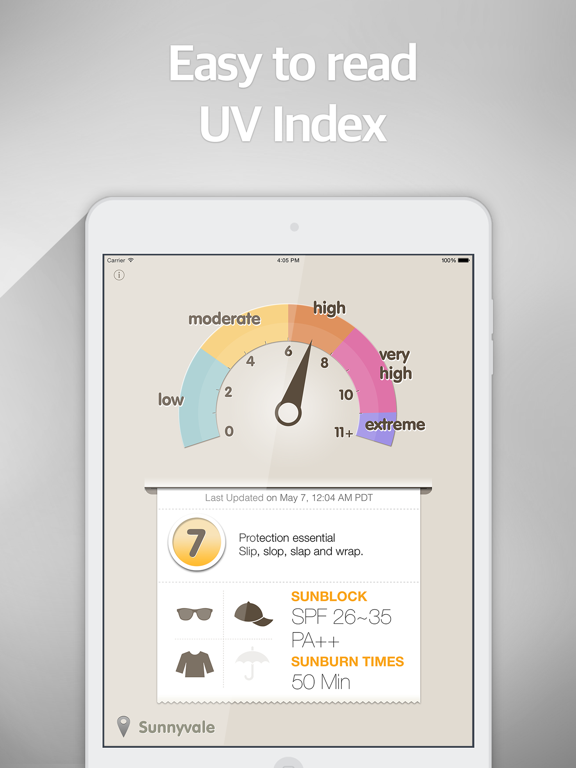 Screenshot #4 pour UVmeter - Check UV Index
