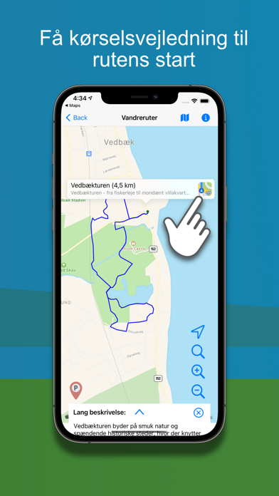 Vandreruter i Danmark Screenshot