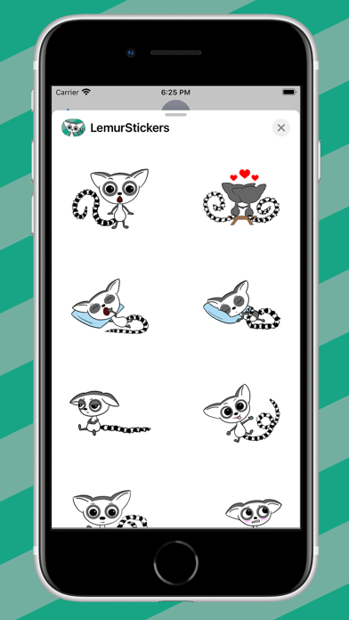 Cute Lemur Stickers Screenshot