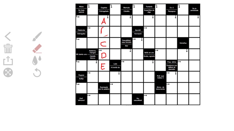 Crossword puzzles in Spanish