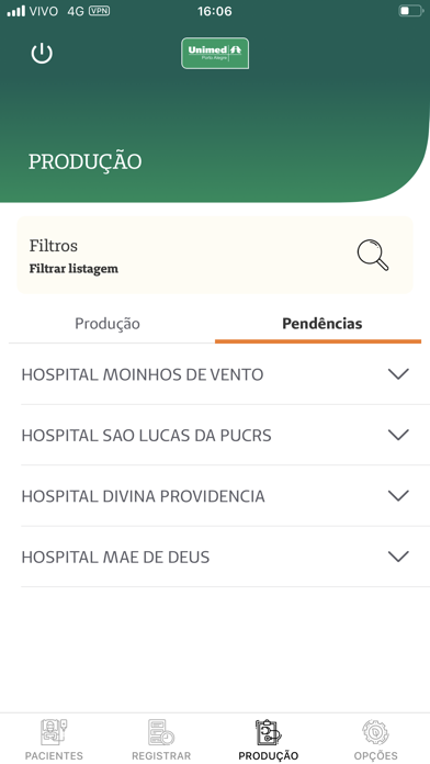 Gestão da Internação Screenshot