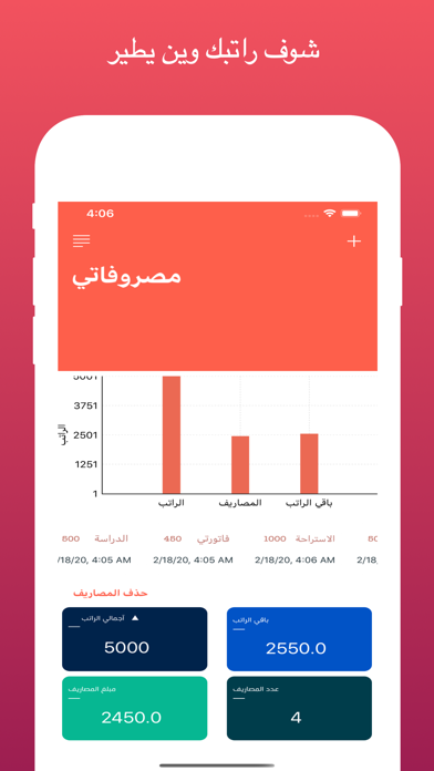 مصروفاتي iPhone screenshot 3 - Business app