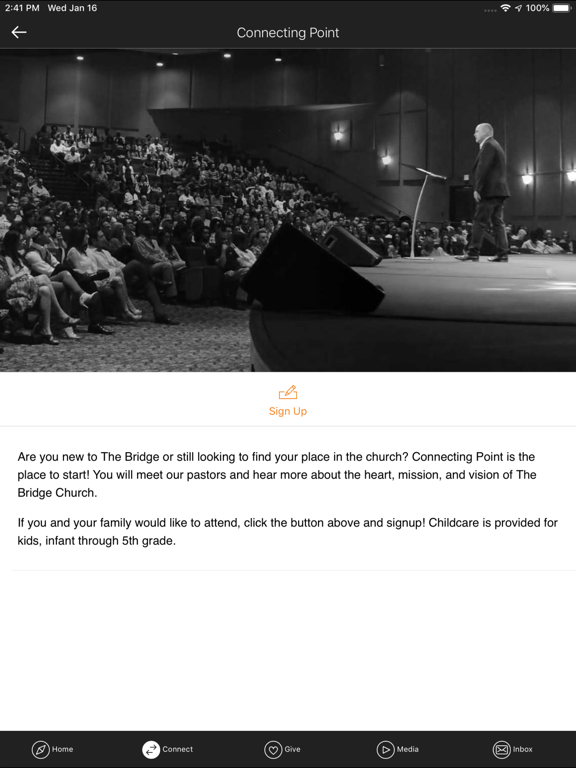 TheBridgeChurch.tv iPad screenshot 9 - Lifestyle app