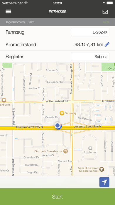 Screenshot #1 pour L17 - Fahrtenprotokollierung