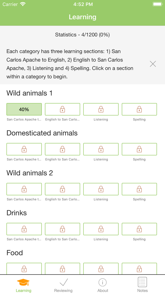 #2. SanCarlos Apache Vocab Builder (iOS) 由: The Language Conservancy, Inc.