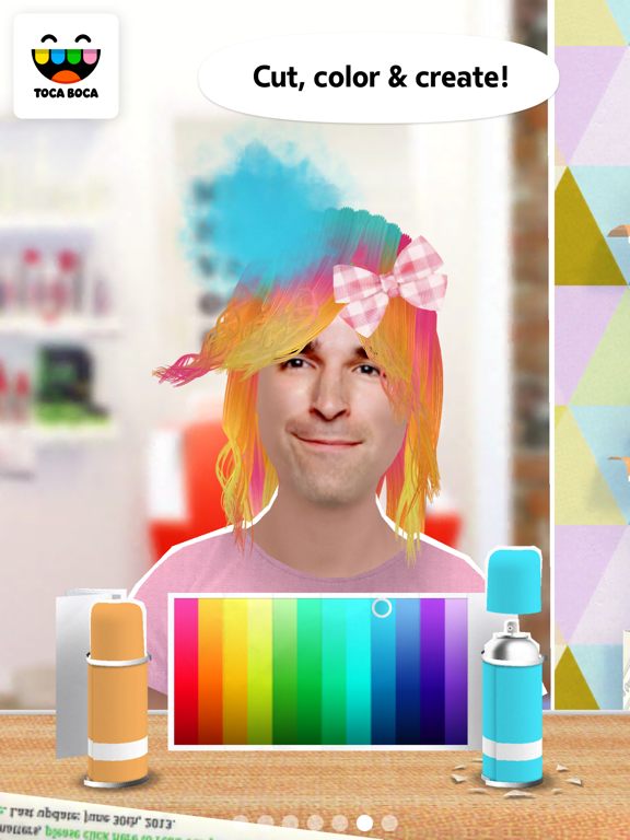 Screenshot #2 for Toca Hair Salon Me