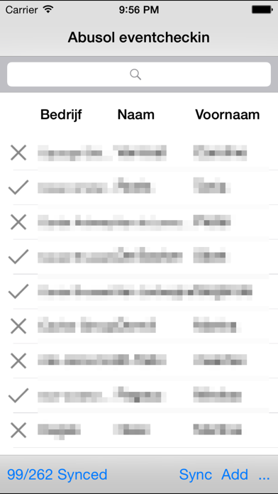 Screenshot #1 pour eventcheckin