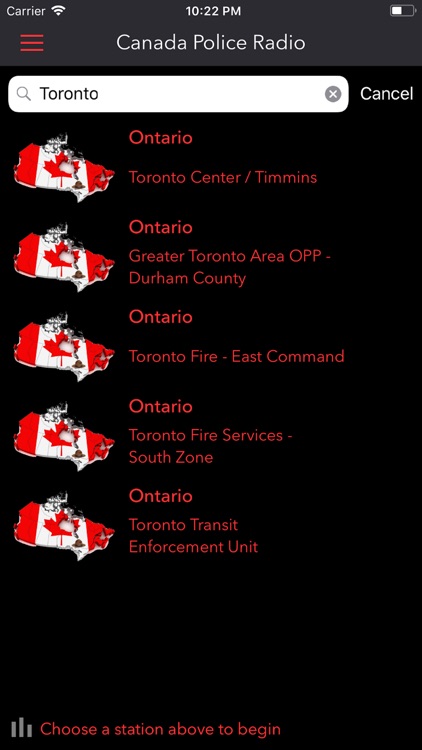 Canada Police Radio