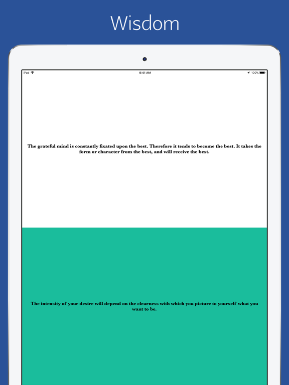 The science of getting rich, iPad screenshot