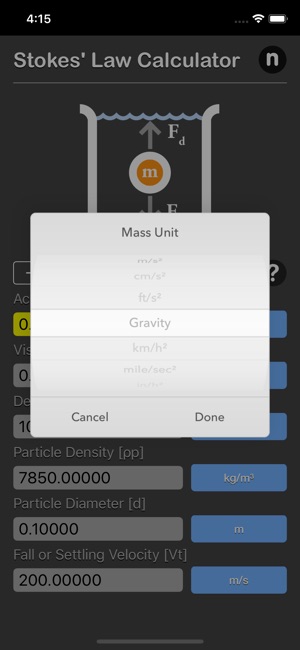 Stokes Law Calculator(圖3)-速報App