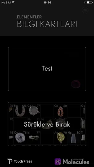 Elementler: Bilgi Kartları iPhone Ekran Görüntüsü 1