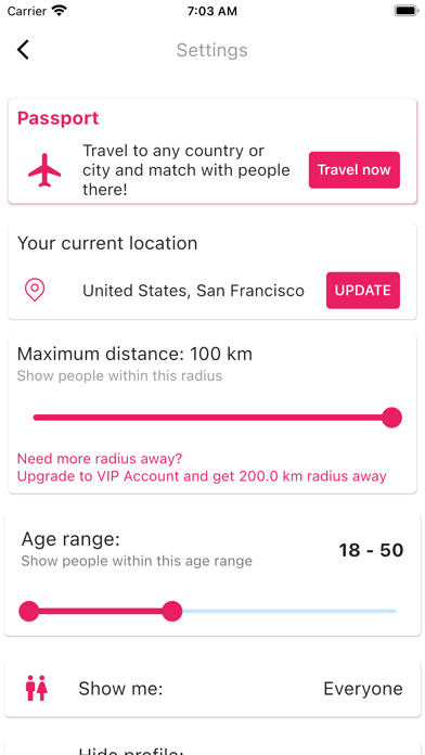 MaliMatch - Somali Dating App Screenshot