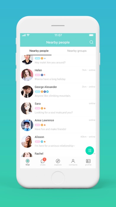 SayHi Chat - Meet New People Screenshot