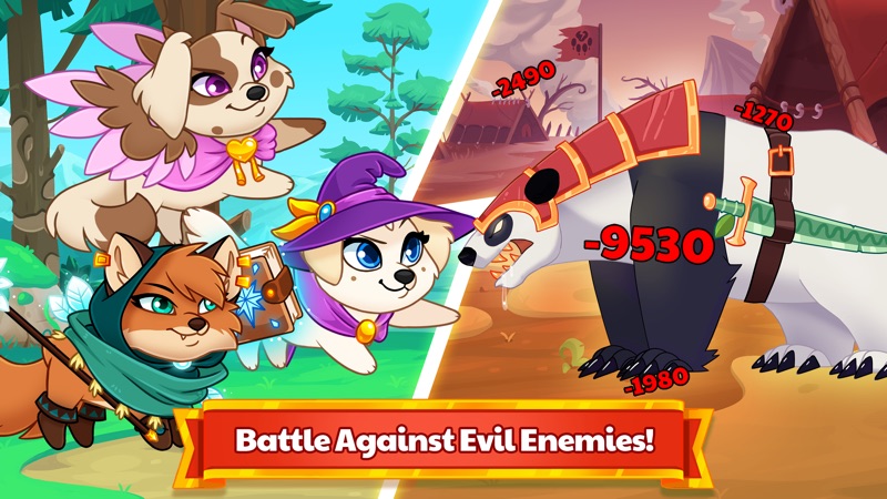 Dungeon Dogs - Idle Hero RPG screenshot 4