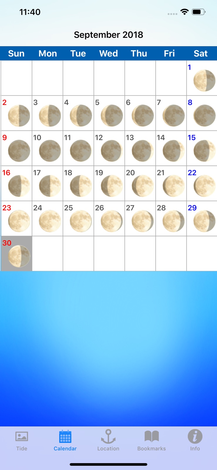 Tide Chart USA iphone screenshot 3