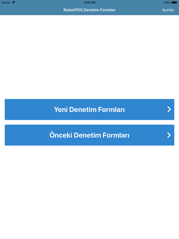 Screenshot #4 pour RobotPOS Denetim Formları