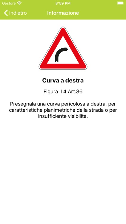 Segnali stradali in Italia screenshot-6