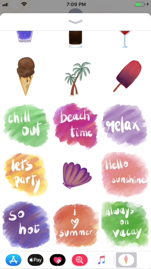 Summer Vibes Stickers(圖2)-速報App