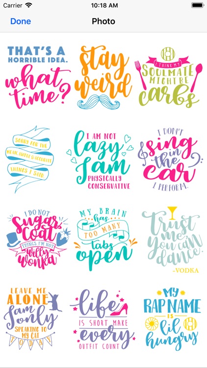 Funny Quotes Sticker