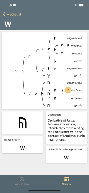 ‎Write in Runic Screenshot