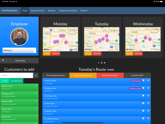 Paythepoolman iPad screenshot 6 - Business app