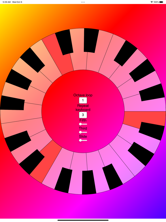 Screenshot #4 pour Circular Piano