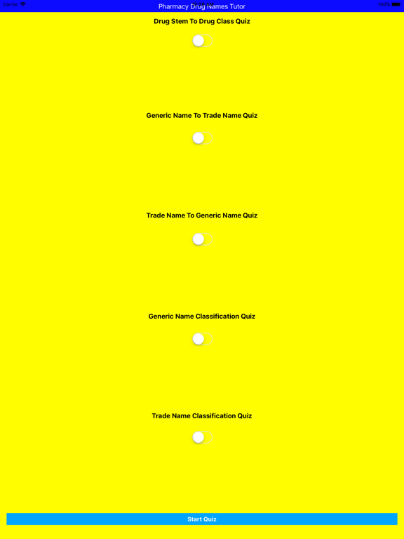 Screenshot #4 pour Pharmacy Drug Names Tutor