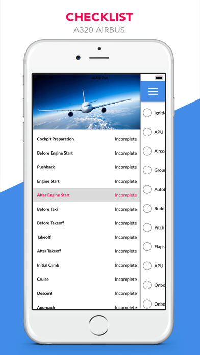 Screenshot #2 pour A320 Airbus Checklist