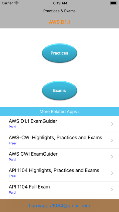 Screenshot #1 pour AWS D1.1 Practices