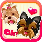 Yorkie Dog Emoji Stickers App Contact