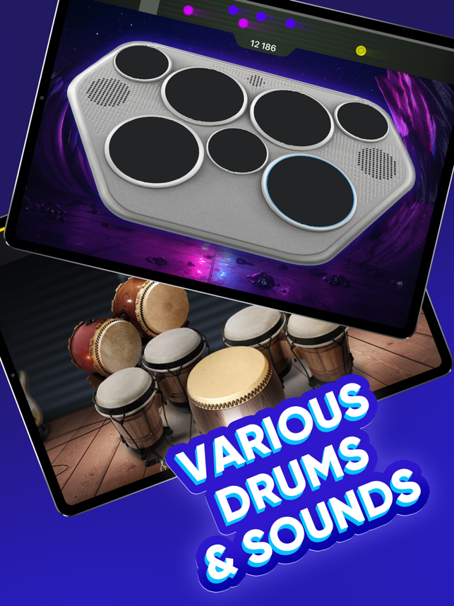 ‎WeDrum: Drum Games, Real Drums Screenshot