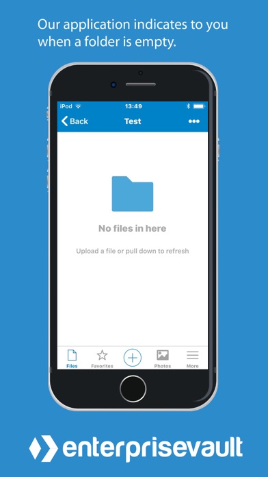 Enterprise Vault iPhone screenshot 4 - Business app